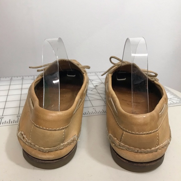 Cole Haan Men’s Light Brown Leather Boat Shoes - Picture 4 of 8